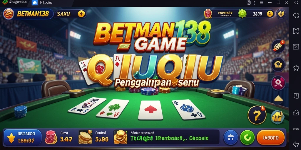 Screenshot gameplay BETMAN138 menunjukkan suasana seru QiuQiu.