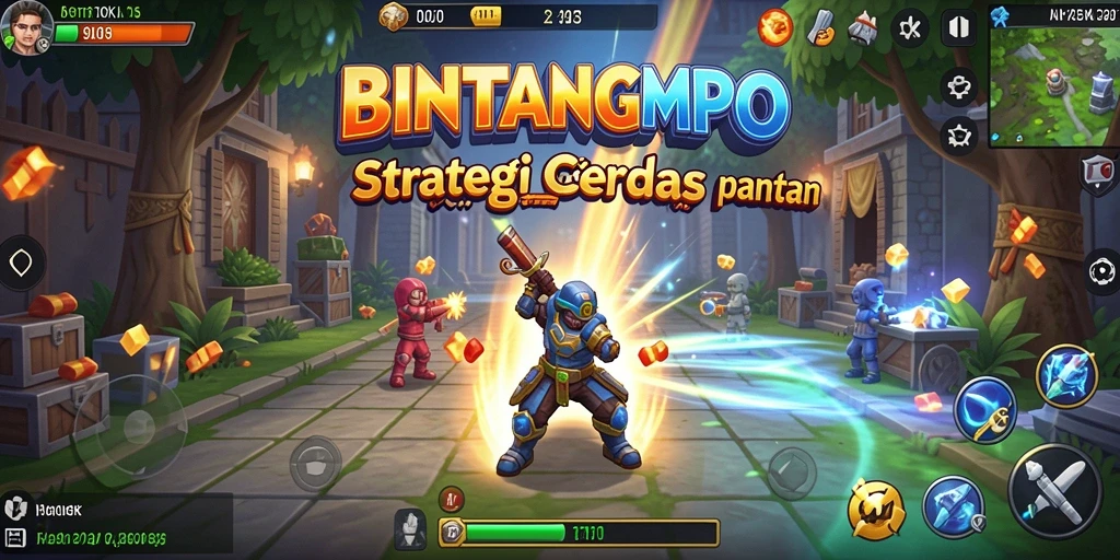 Gameplay BINTANGMPO yang penuh strategi dan tantangan.