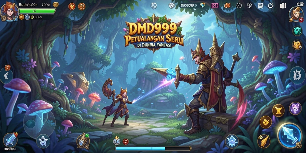 Tampilan gameplay DMD999 yang menakjubkan dan penuh petualangan.