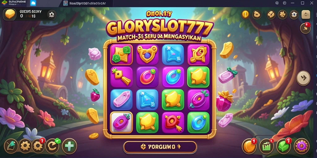 Gameplay seru dan menantang di GLORYSLOT777