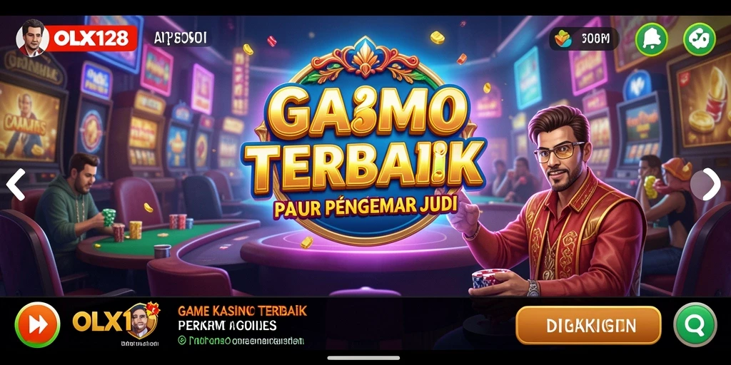 Screenshot OLX128 menampilkan gameplay Kasino yang seru dan interaktif.