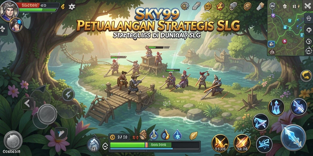 Tampilan menarik gameplay SLG di SKY99 dengan pertempuran strategis.