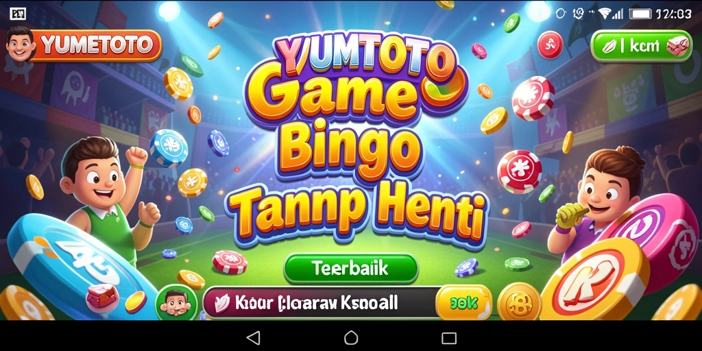 Tampilan gameplay Bingo yang seru di YUMETOTO.