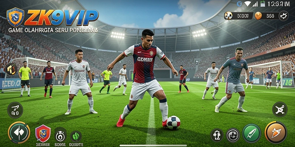 Tampilan menarik dari gameplay olahraga ZK9VIP yang penuh aksi.