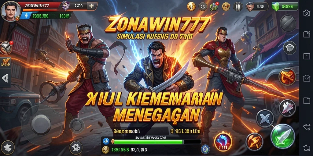 Tangkapan layar ZONAWIN777 menampilkan aksi mendebarkan dari gameplay simulation.